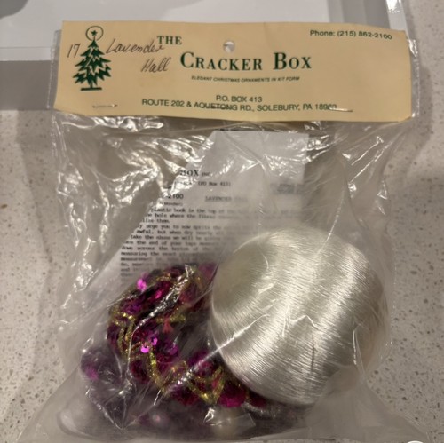 The cracker box - box, oldie