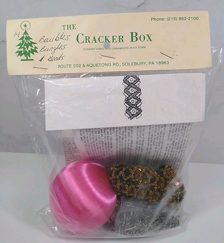 Cracker box baubles - box,