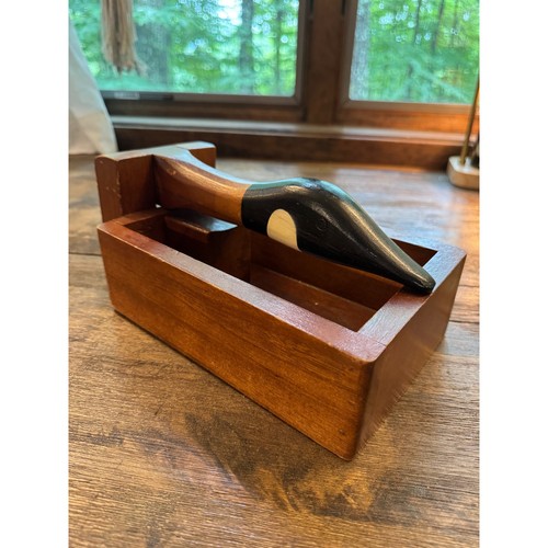 Vintage wooden canada goose - vintage,